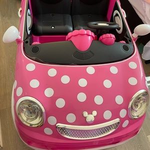 Disney Minnie Mouse Hot Rod Coupe Ride-On Toy